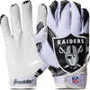 Franklin Sports Youth NFL Football Receiver Gloves - Kids Football Gloves Pair - NFL Team Logos and Silicone Palm