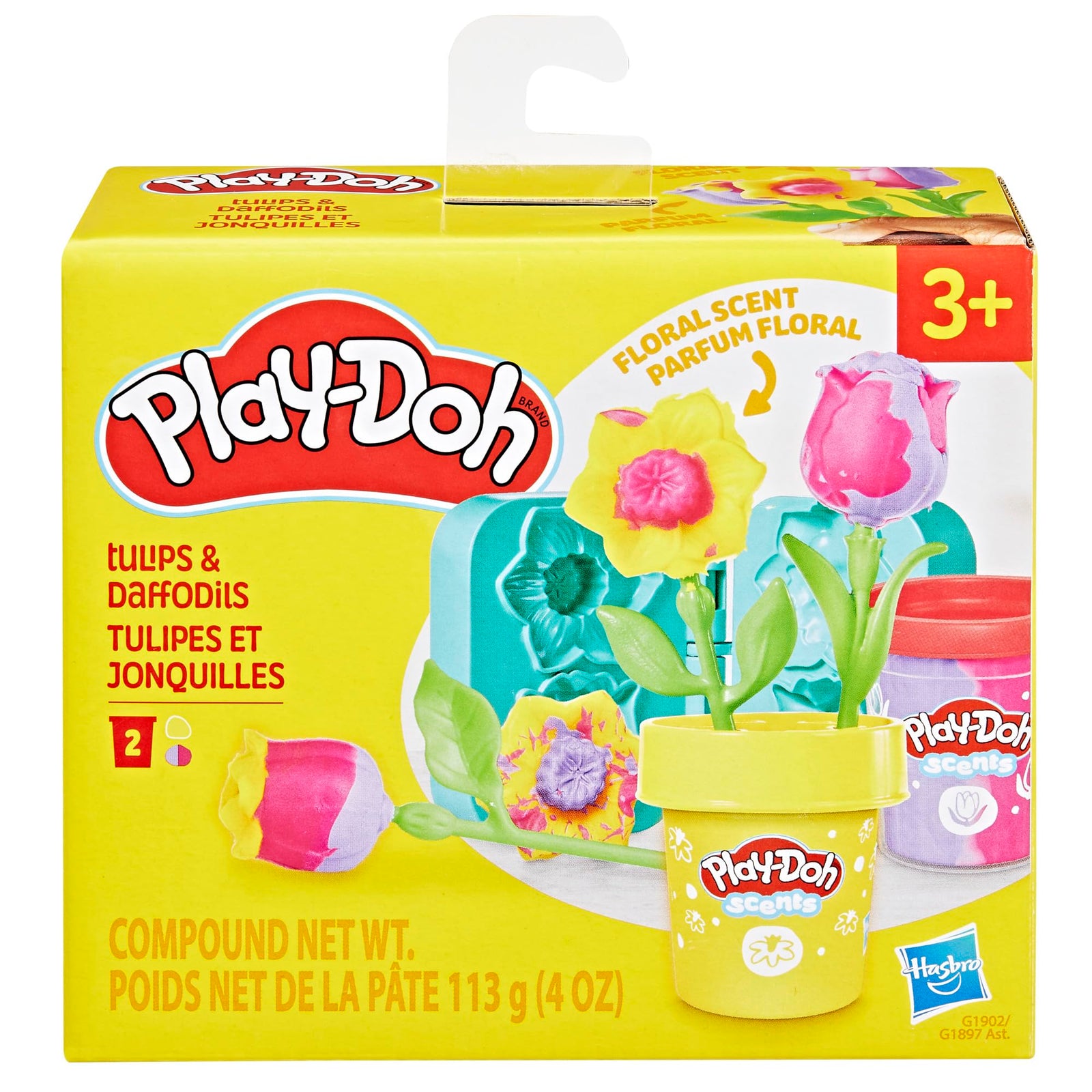 Play-Doh Tulips & Daffodils Flower Toy, Kids Arts & Crafts Kit, Gifts for Girls & Boys 3 Tulips & Daffodils Flower Toy, Kids Arts & Crafts Kit, Gifts for Girls & Boys 3+