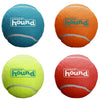 Outward Hound Squeaker Ballz 4-Pack Tennis Ball Dog Toys with Squeaker, Interactive Fetch Play for Pets Under 25 lbs, Training Balls for Indoor & Outdoor Exercise, Small, 2-inch