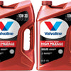 Valvoline Full Synthetic High Mileage with MaxLife Technology SAE 0W-20 Motor Oil 5 QT, Case of 3