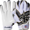 Franklin Sports Youth NFL Football Receiver Gloves - Kids Football Gloves Pair - NFL Team Logos and Silicone Palm