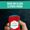 Old Spice Aluminum Free Deodorant For Men, High Endurance, 24/7 Sweat Defense & Odor Protection, 24/7 Freshness & Lasting Scent, Pure Sport Scent, 2.25 oz