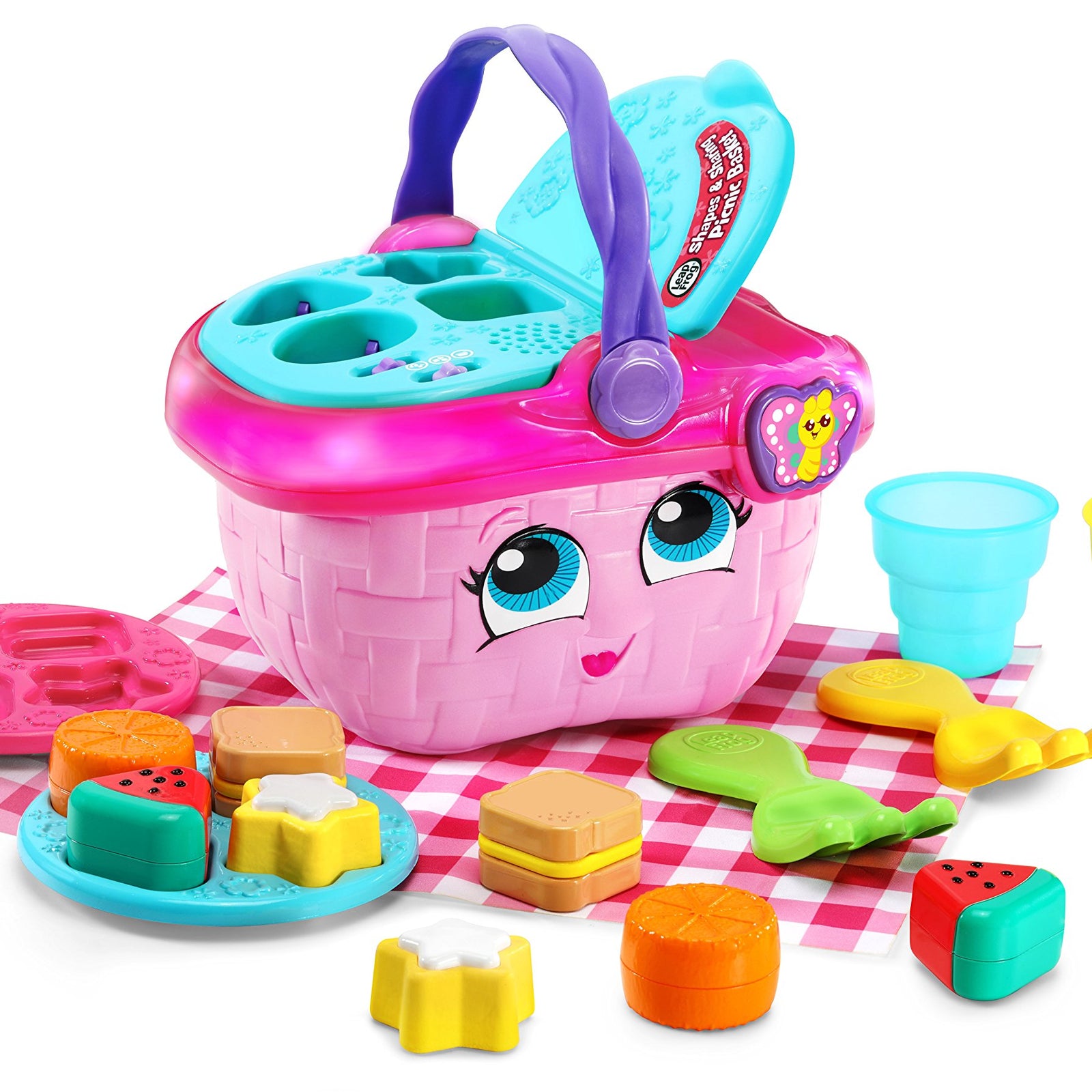 LeapFrog Shapes and Sharing Picnic Basket (Frustration Free Packaging), Yellow