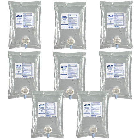 PURELL Advanced Hand Sanitizer Green Certified Gel, Fragrance Free, 1000 mL Refill for CS2 and NXT Manual Hand Sanitizer Dispenser (Pack of 8) - 4163-08