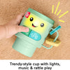 Fisher-Price Baby & Toddler Toy Laugh & Learn Coffee Mug Musical Activity with Lights & Educational Songs for Infants Ages 6+ Months