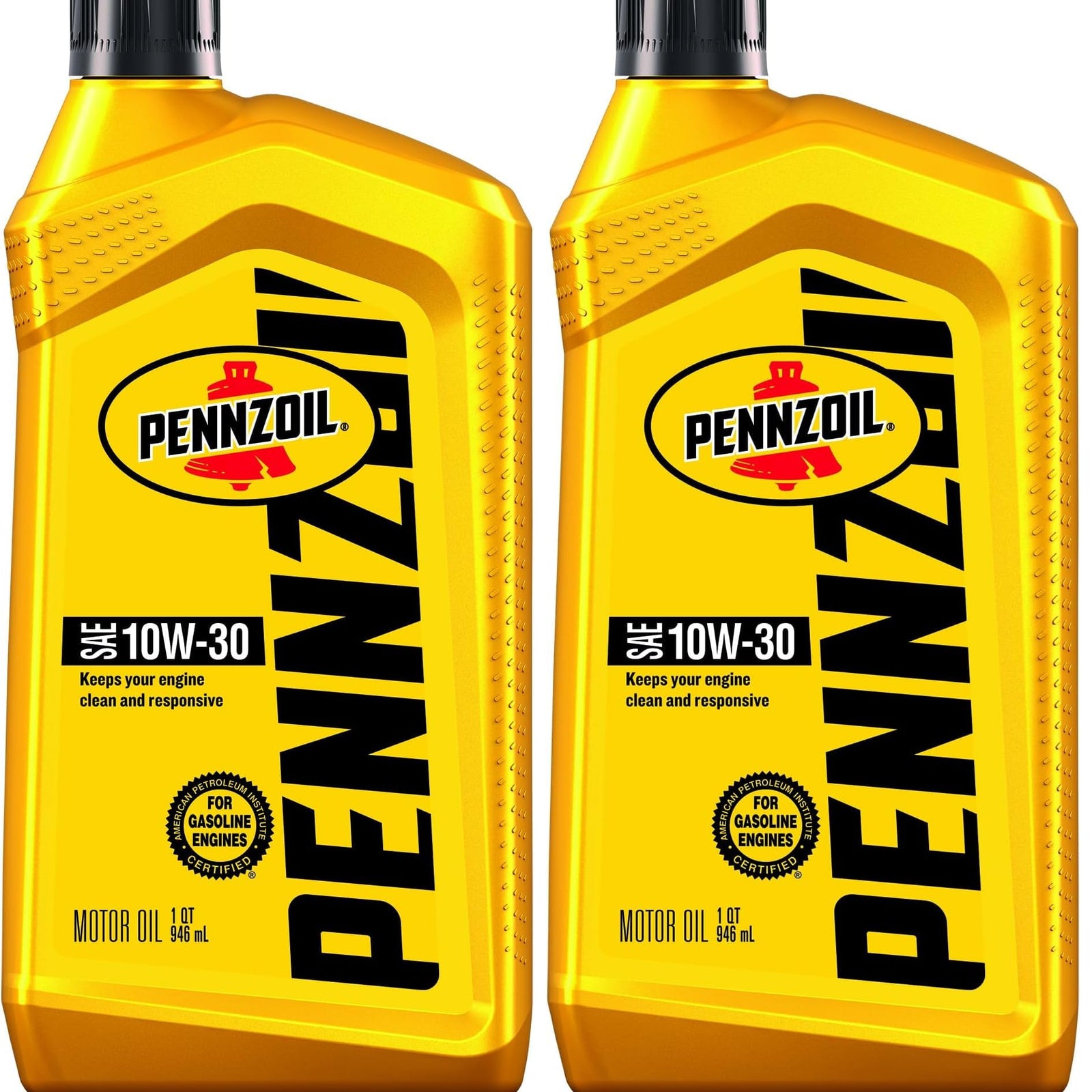 Pennzoil Motor Oil 10W-40 Motor Oil, 5 Quart (3 Pack)