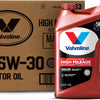 Valvoline Full Synthetic High Mileage with MaxLife Technology SAE 0W-20 Motor Oil 5 QT, Case of 3
