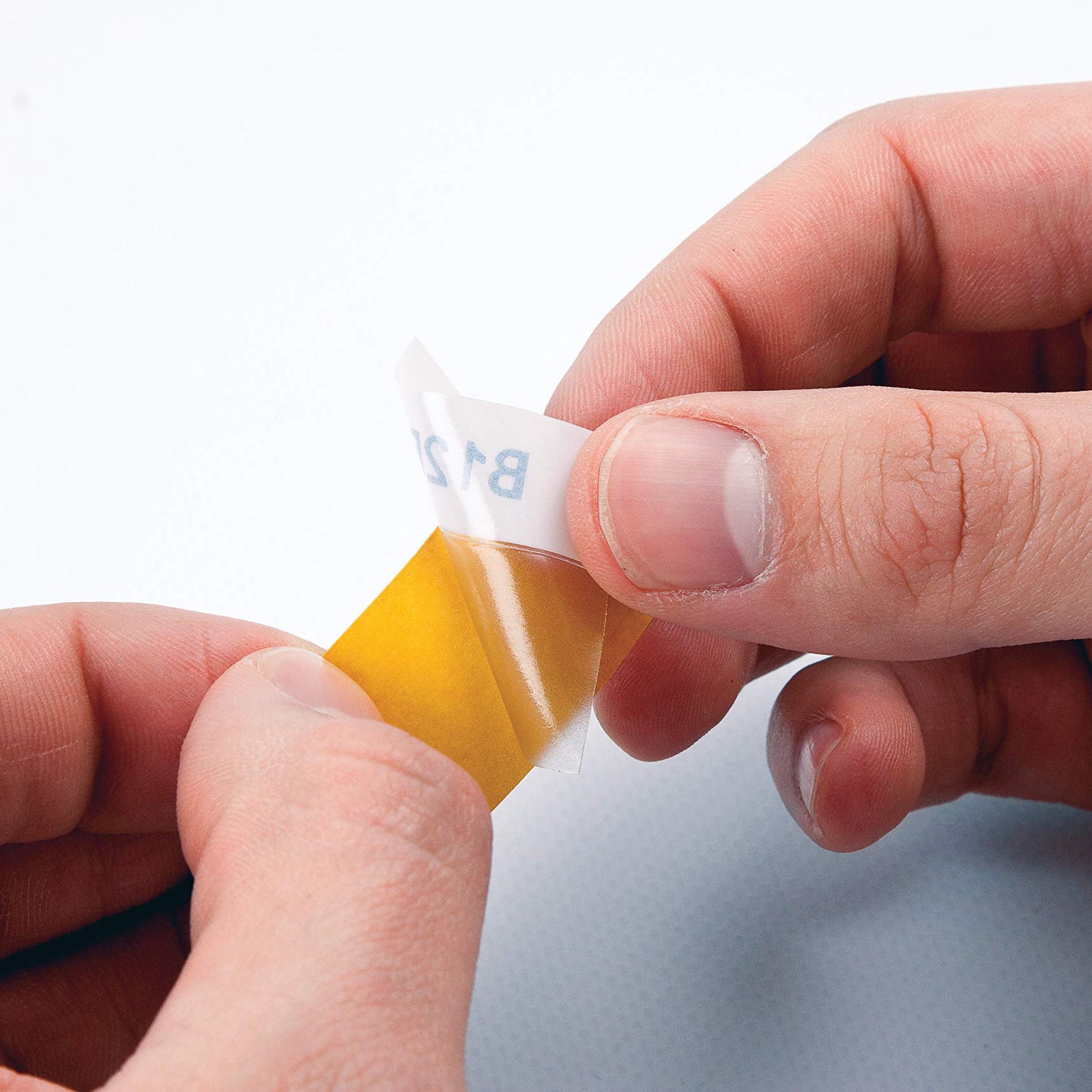 Brady Authentic (M21-375-595-BR) All-Weather Vinyl Label for Indoor/Outdoor ID, Lab and Equipment Labeling, White on Brown- ForM210, M210-LAB, M211, BMP21-PLUS and BMP21-LAB Printers, .375" W, 21' L