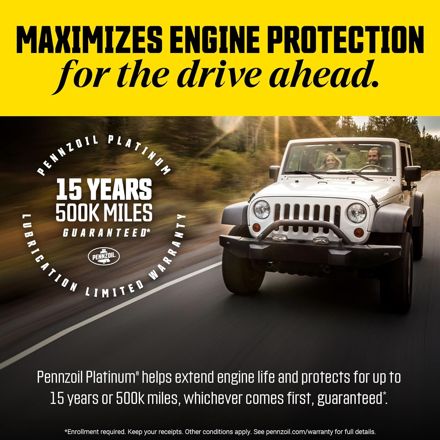 Pennzoil Platinum Euro AV Full Synthetic 5W-30 Motor Oil (1-Quart, Case of 6)