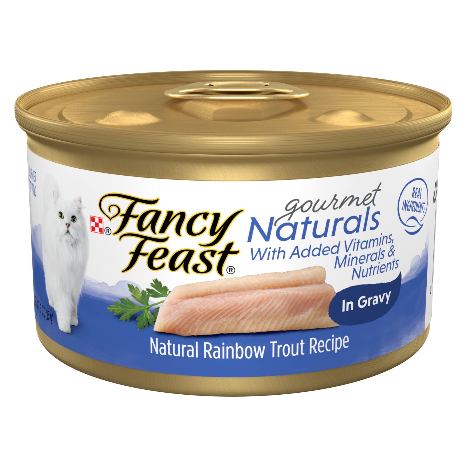 Purina Fancy Feast Gravy Lovers Poultry and Beef Grilled Gourmet Wet Cat Food Variety Pack - (Pack of 24) 3 oz. Cans