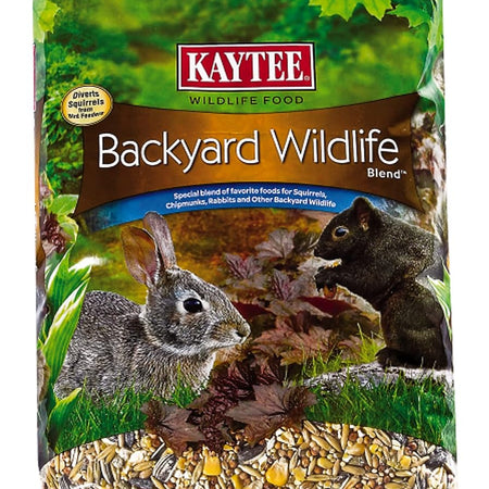 Kaytee Wildlife Food, for Squirrels Chipmunks Rabbits, 5 Pound | Pack of 2