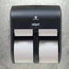 Georgia-Pacific Compact 2-Roll Side-by-Side Coreless High-Capacity Toilet Paper Dispenser by GP PRO (Georgia-Pacific), Stainless, 56798, 10.120" W x 6.750" D x 7.120" H, Stainless Steel