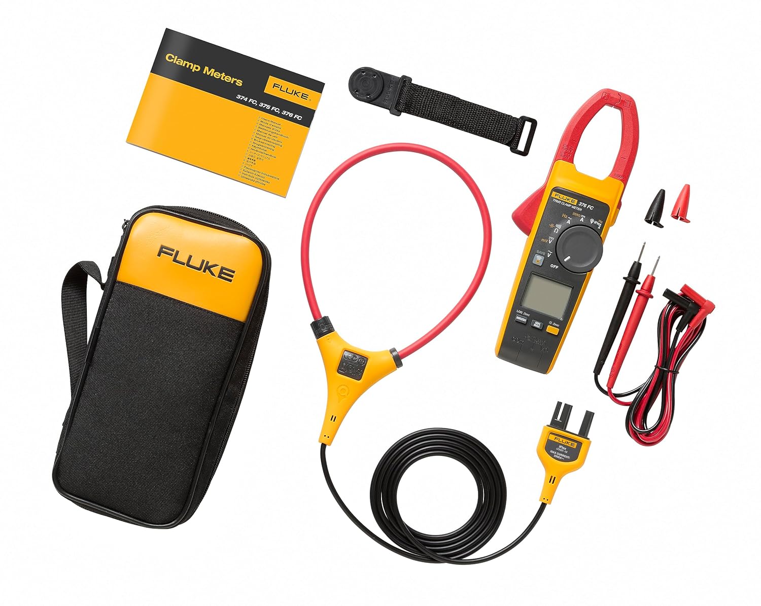 Fluke - FLUKE-376 FC 376 FC 1000A Ac/Dc TRMS Wireless Clamp W/Iflex