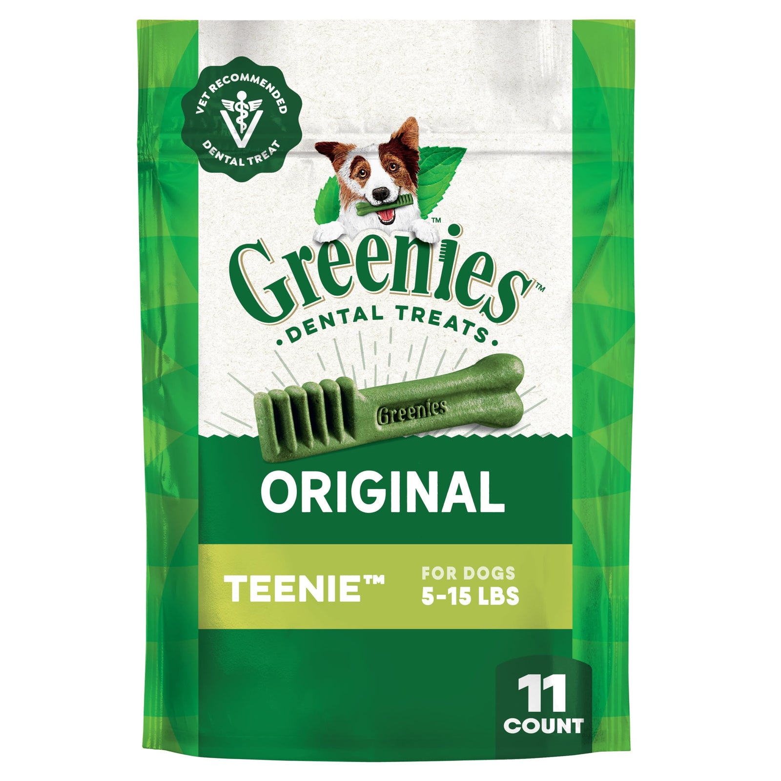Greenies Veterinarian-Recommended Natural Dental Dog Treats Regular Size, Original Flavor, 54 oz. Pack, 192 Count