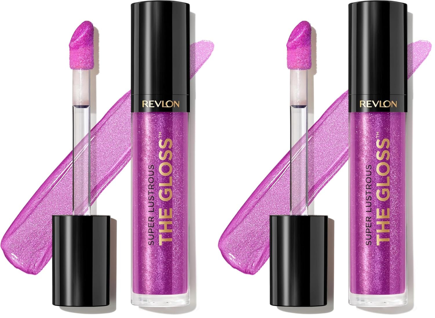 Revlon Super Lustrous Lip Gloss, Non-Sticky, Hydrating, High Shine Finish, 200 Crystal Clear, 0.13 oz