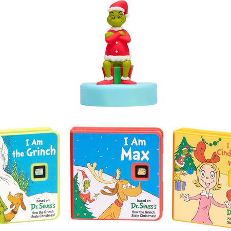 Little Tikes Story Dream Machine Dr. Seuss Grinch Collection, Storytime, Books, Audio Play Character, Gift and Toy for Toddlers and Kids Girls Boys Ages 3+ Years