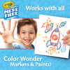 Crayola Color Wonder Mess Free Coloring Pages (50ct), Create Your Own Coloring Pages, Blank Color Wonder Refill, Toddler Toys & Gifts