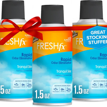 Armor All Car Air Freshener and Purifier, Car Odor Eliminator, Stocking Stuffers, 1.5 Ounce (Pack of 3)