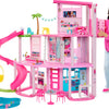 Barbie Dreamhouse, Pool Party Doll House with 75+ Pieces and 3-Story Slide, House Playset, Pet Elevator and Puppy Play Areas