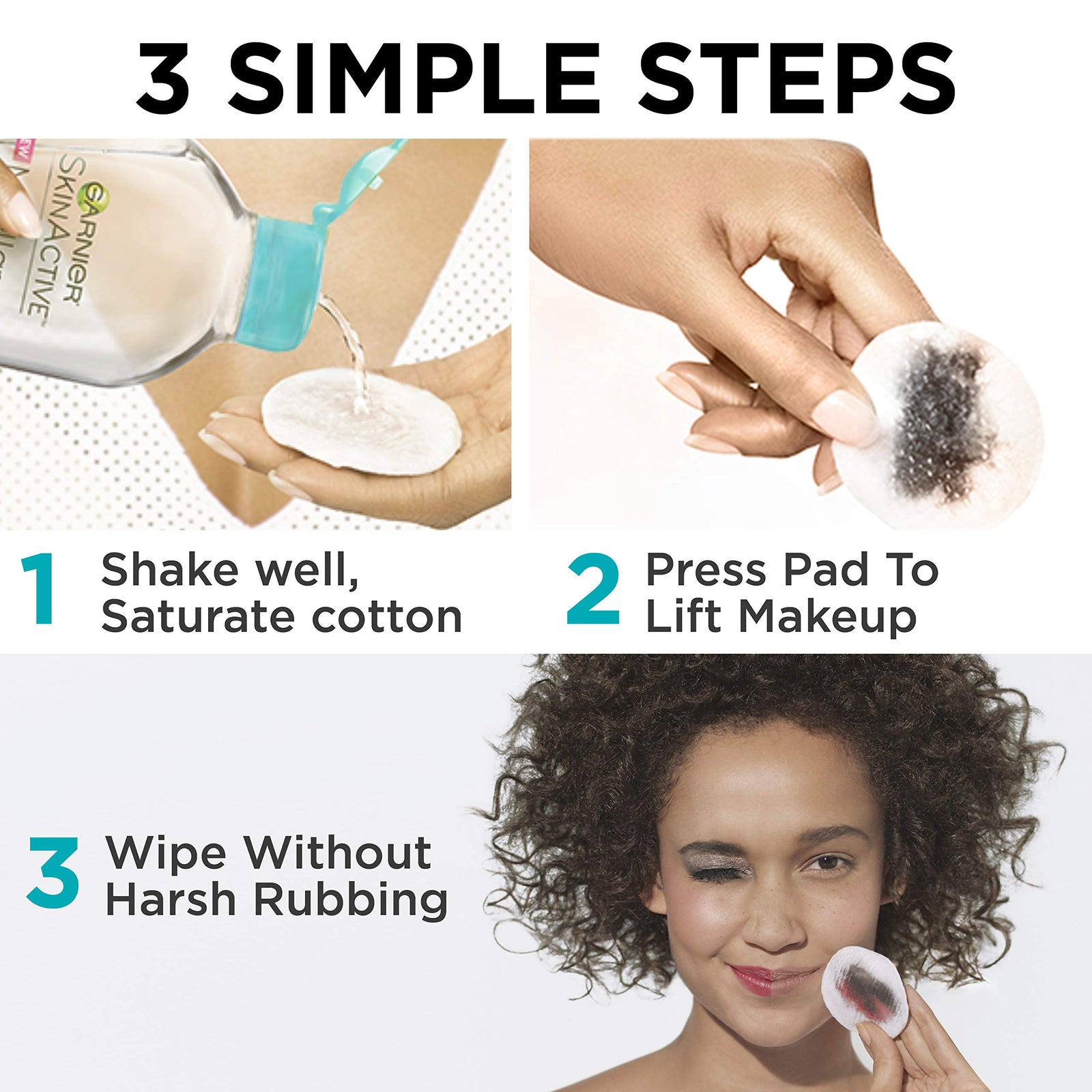 Garnier Micellar Water For Waterproof Makeup, Hydrating Facial Cleanser & Makeup Remover, Suitable for Sensitive Skin, Vegan, Cruelty Free, 13.5 Fl Oz (400mL), 1 Count