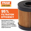 FRAM Extra Guard CH9972 10K Mile Change Automotive Replacement Interval Spin-On Engine Oil Filter for Select Vehicle Model Years, Vehicle Engine Protection Oil Filter for Everyday Drivers