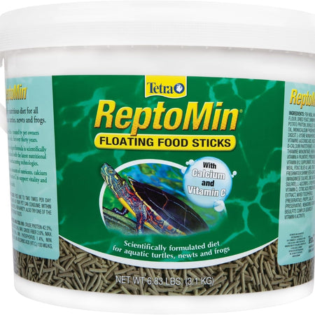 Tetra ReptoMin Floating Food Sticks, Food for Aquatic Turtles, Newts and Frogs, 1.94 oz