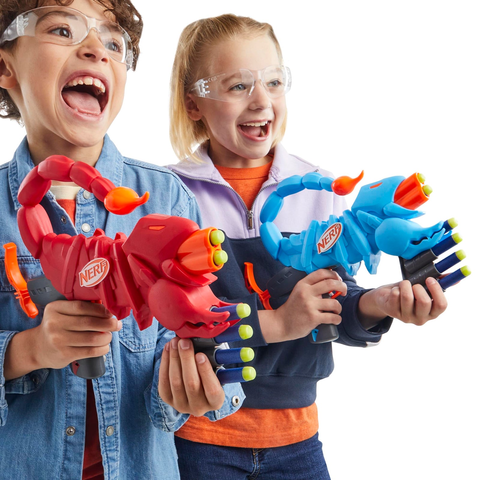 Wild Venompack, Includes 2 Easy Play Nerf Blasters, Scorpion Designs, 20 Nerf Elite Darts, Snake Toys, Ages 6+ (Amazon Exclusive)