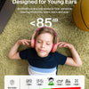 Belkin SoundForm Mini - Wireless Bluetooth Kids Headphones, 30H Battery, 85dB Safe Volume Limit, Built-in Microphone - Toddler On-Ear Earphones for iPhone, iPad, Fire Tablet, Ideal for School - White