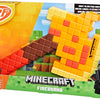 Nerf Minecraft Firebrand, Dart Blasting Axe, 6 Nerf Elite Foam Darts, Design Inspired by Minecraft Axe in The Game, Pull Down Priming, Minecraft Toys