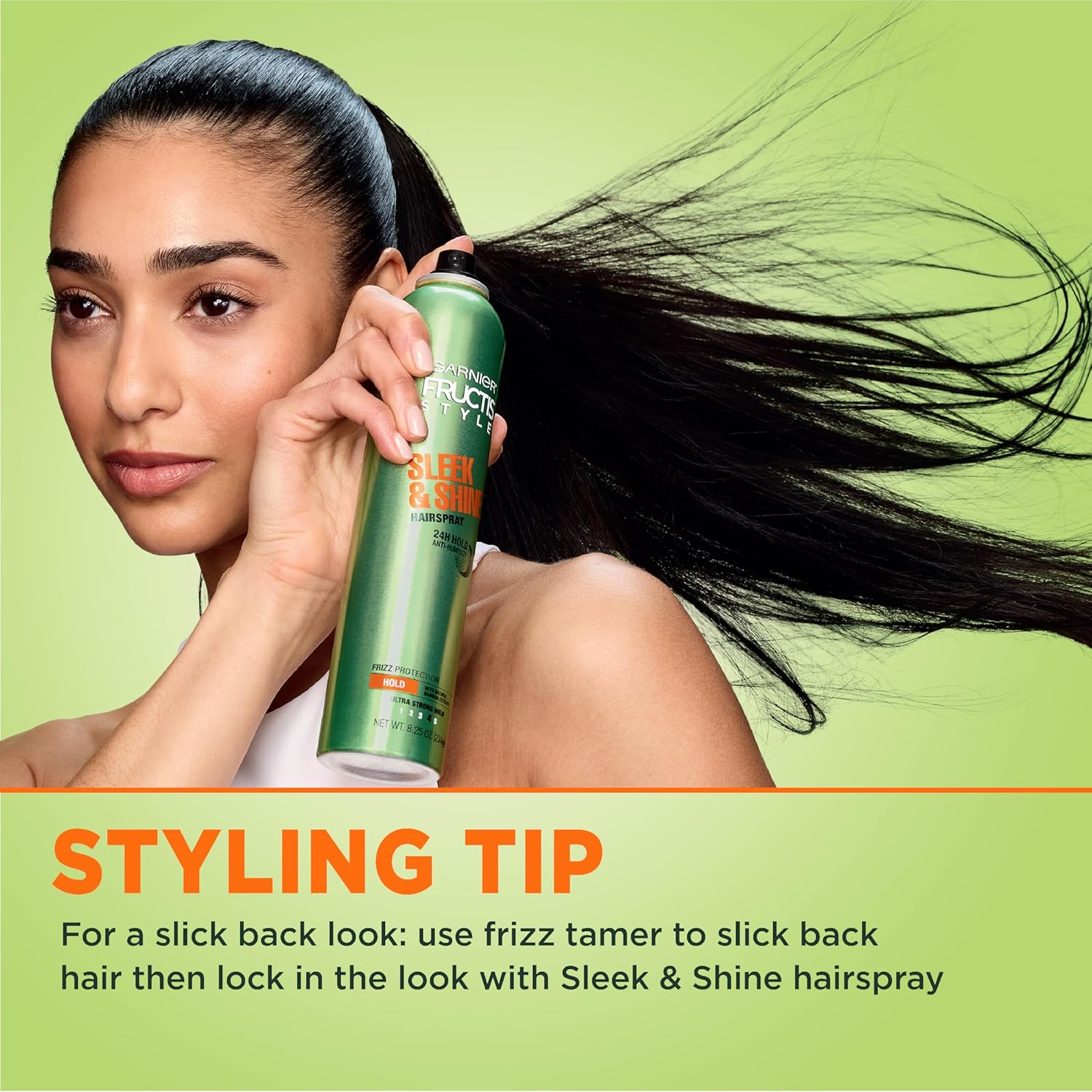 Garnier Fructis Style Sleek & Shine Anti-Humidity Hairspray - 8.25 Oz