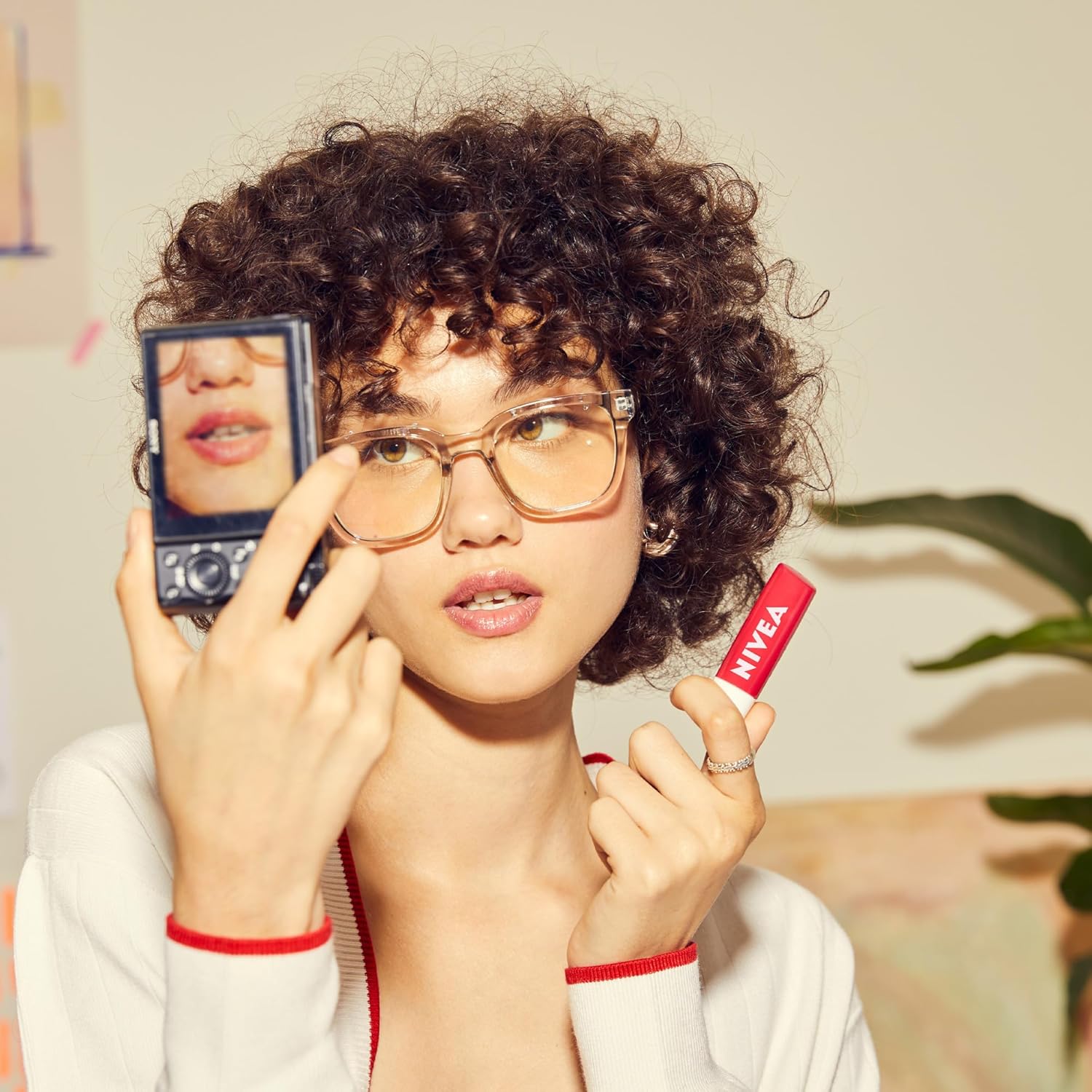 NIVEA Mango Lip Care, Vegan Lip Balm Pack with Shea Butter, Nourishing Oils and Vitamin C & E, 3-in-1 Moisturize, Repair and Protect, 0.17 Oz Stick, Pack of 4