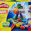 Play-Doh Marvel Hulk Smash & Squish Kids Playset with Bendy Action Figure and Accessories, Imagination Toys for Boys and Girls 4 and Up