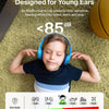 Belkin SoundForm Mini - Wireless Bluetooth Kids Headphones, 30H Battery, 85dB Safe Volume Limit, Built-in Microphone - Toddler On-Ear Earphones for iPhone, iPad, Fire Tablet, Ideal for School - White