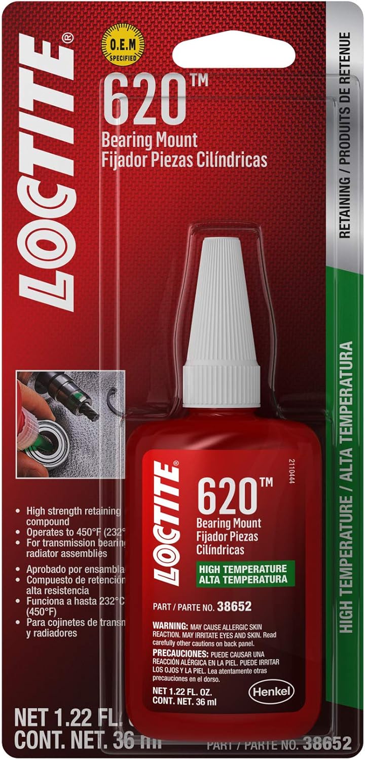 Loctite 38652 620 High Temperature Bearing Mount Bottle - 36 ml