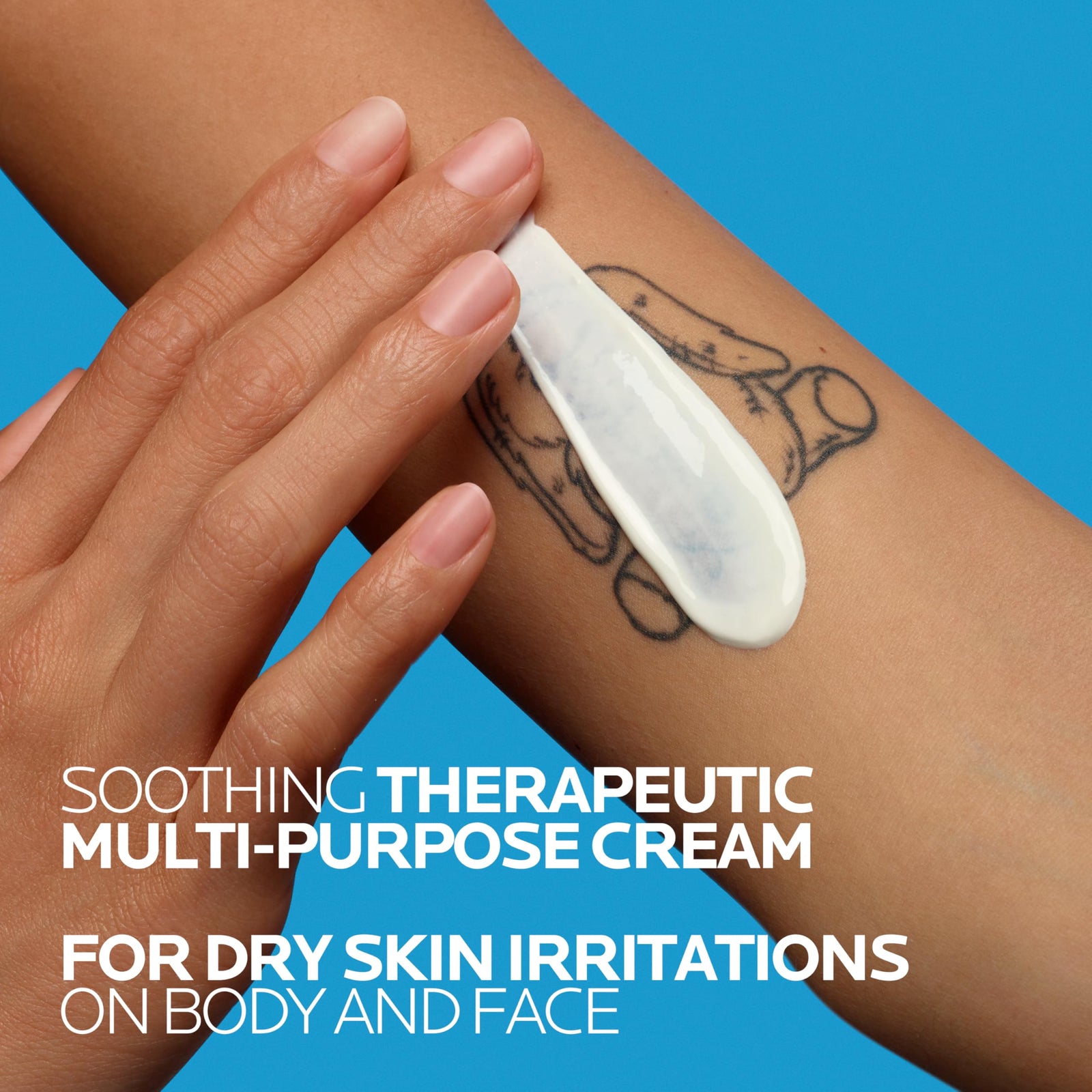 La Roche-Posay Cicaplast Balm B5, Healing Ointment and Soothing Therapeutic Multi Purpose Cream for Dry & Irritated Skin, Body and Hand Balm, Baby Safe, Fragrance Free