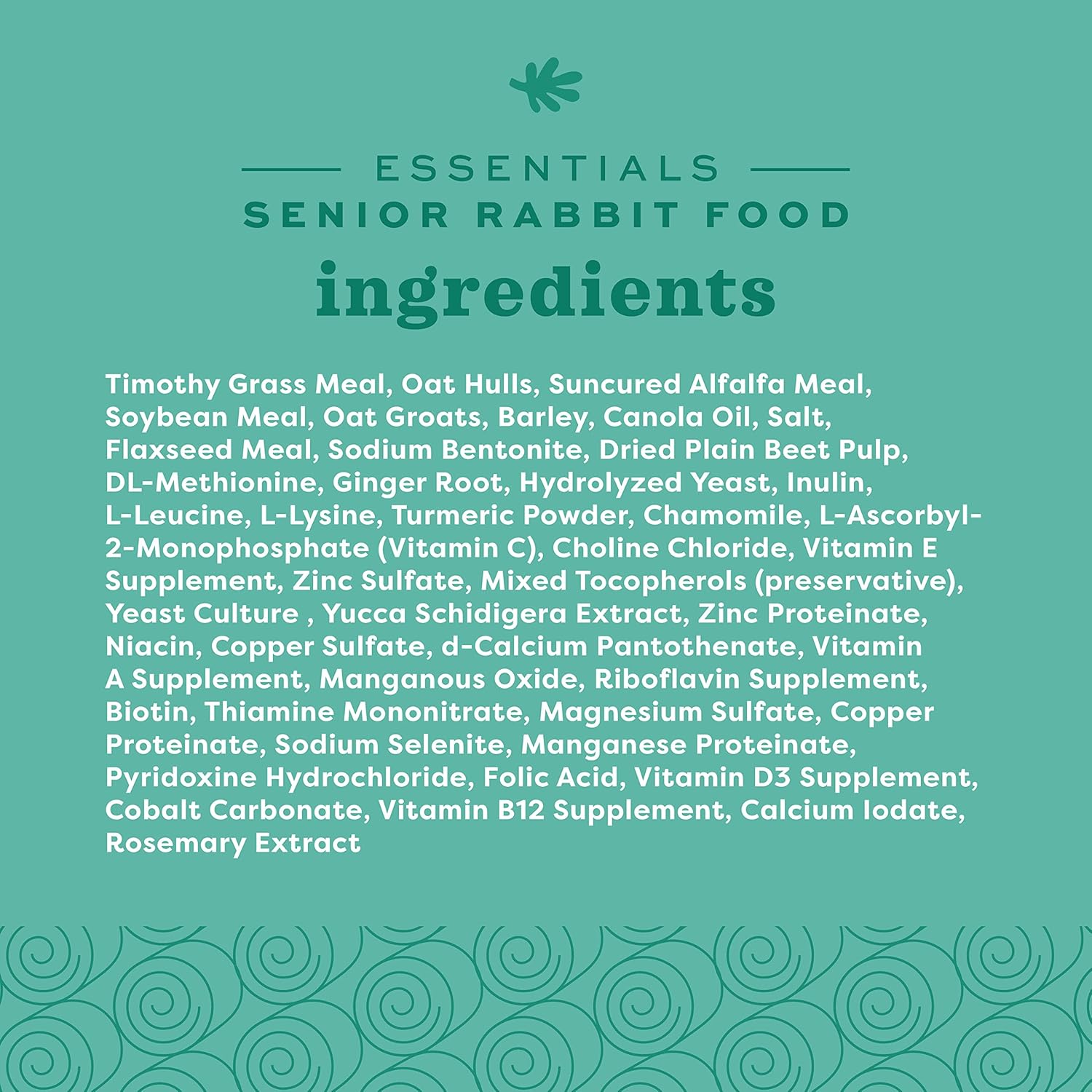 Oxbow Essentials Rabbit Food, Adult Rabbit, Made with Oxbow Timothy Hay, Pet Pellets with Vitamins & Minerals, Small Animal Pet Products, Bunny Supplies, Made in USA, Bunny Food, 5 lb