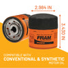 FRAM Ultra Synthetic Automotive Replacement Oil Filter, Designed for Synthetic Oil Changes Lasting up to 20k Miles, XG3614 with SureGrip (Pack of 2)
