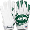 Franklin Sports Youth NFL Football Receiver Gloves - Kids Football Gloves Pair - NFL Team Logos and Silicone Palm