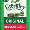 Greenies Veterinarian-Recommended Adult Natural Dental Dog Treats Regular Size, Original Flavor, 3 oz. Pack, 3 Count