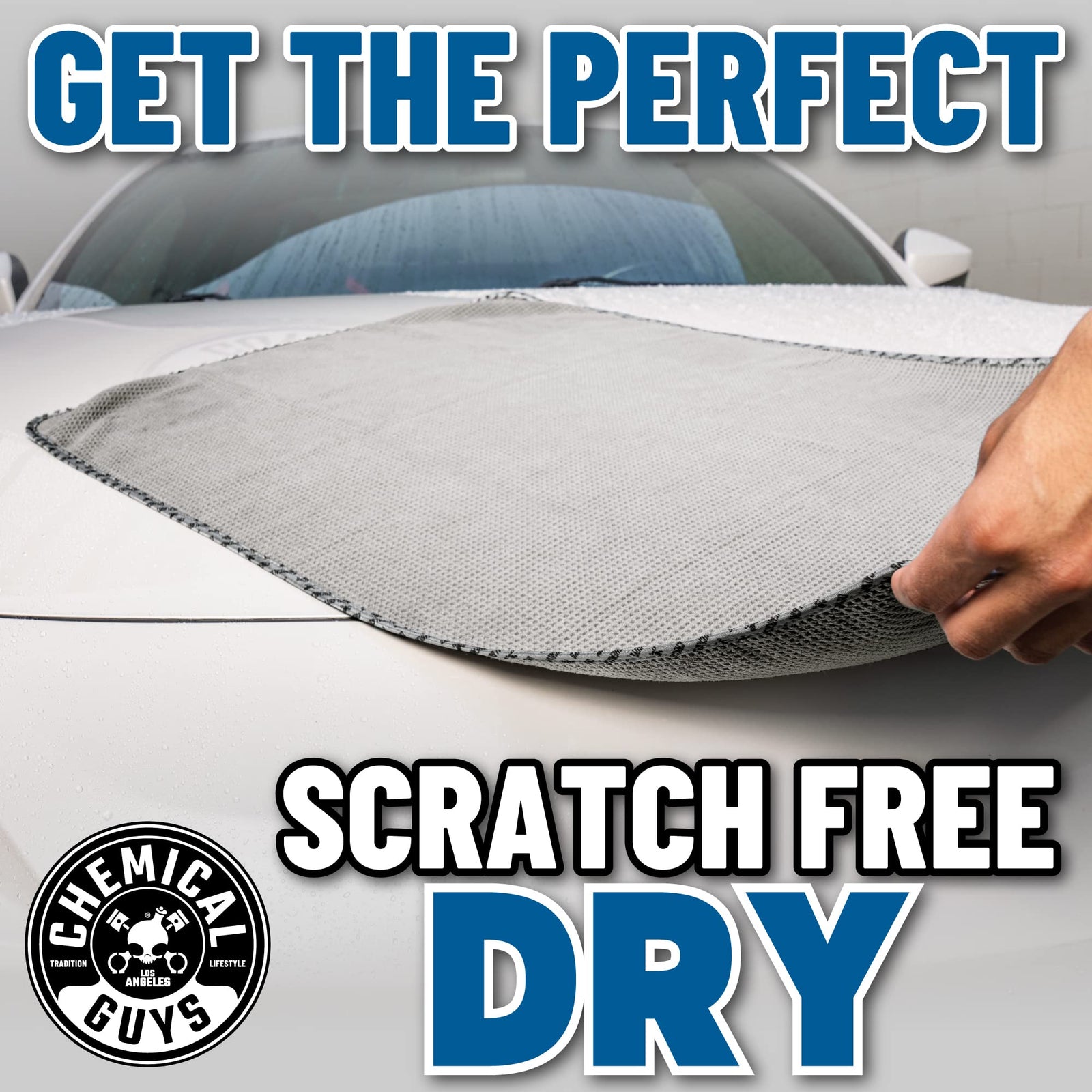 Chemical Guys Waffle Weave for Home & Auto Glass, Windows, Mirrors & More, Lavender (25 in. x 36 in.) 3-Pack