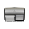 Georgia-Pacific Compact 2-Roll Side-by-Side Coreless High-Capacity Toilet Paper Dispenser by GP PRO (Georgia-Pacific), Stainless, 56798, 10.120" W x 6.750" D x 7.120" H, Stainless Steel