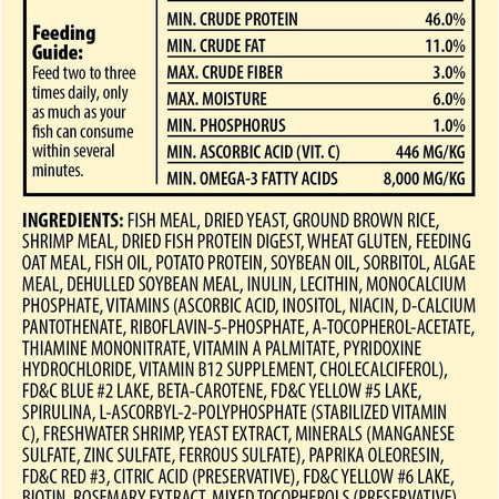 TetraMin Nutritionally Balanced Tropical Flake Food for Tropical Fish, 4.52 lbs
