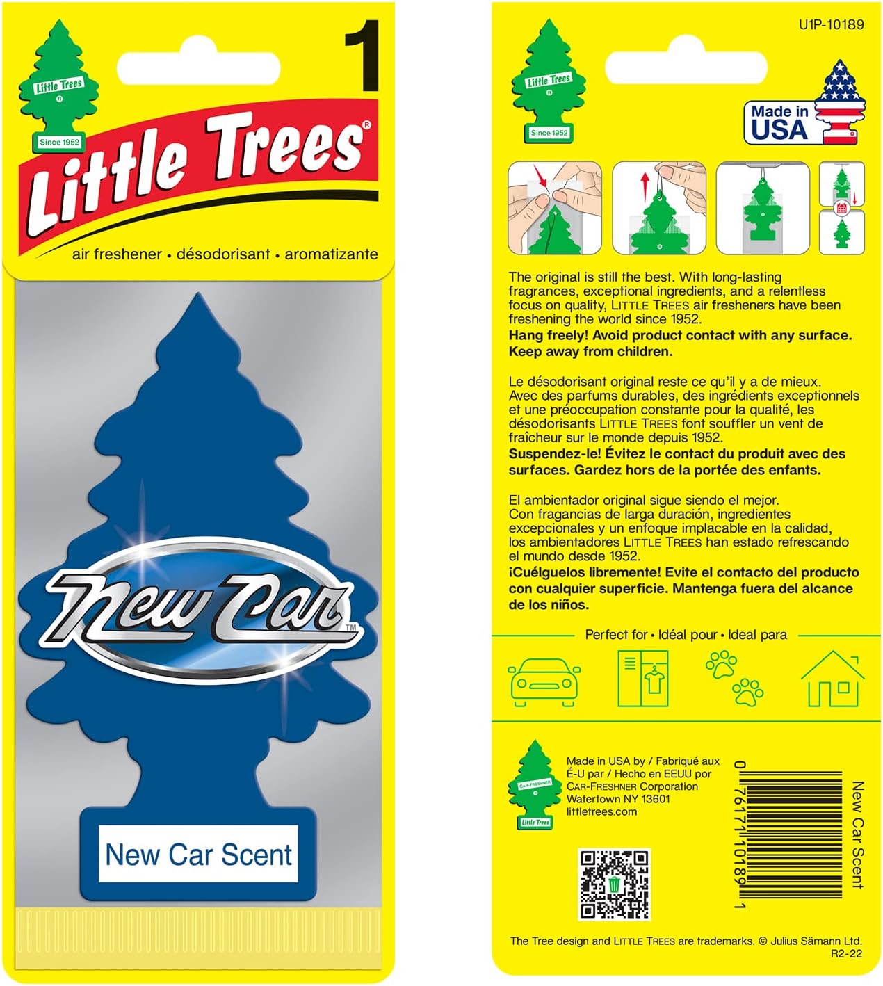 Little Trees Car Freshener New Car Scent (24 Pack)