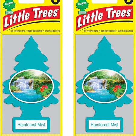 LITTLE TREES Car Air Freshener | Hanging Paper Tree for Home or Car | Caribbean Colada | 12 Pack