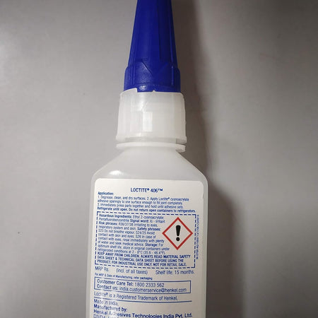 LOCTITE 406 Super Glue - Instant Adhesive - 20G - Plastic & Rubber