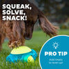 Outward Hound Squeaker Ballz 4-Pack Tennis Ball Dog Toys with Squeaker, Interactive Fetch Play for Pets Under 25 lbs, Training Balls for Indoor & Outdoor Exercise, Small, 2-inch