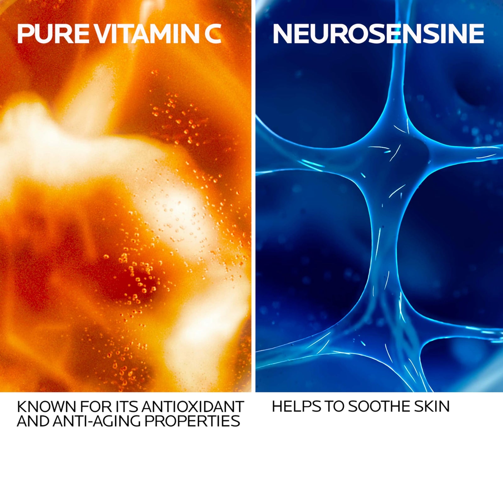 La Roche-Posay Pure 12% Vitamin C Serum For Face With Hyaluronic Acid & Salicylic Acid, Hydrating Face Serum, Boost Radiance & Reduce Wrinkles, 2 Formulas for Normal or Oily Skin Control