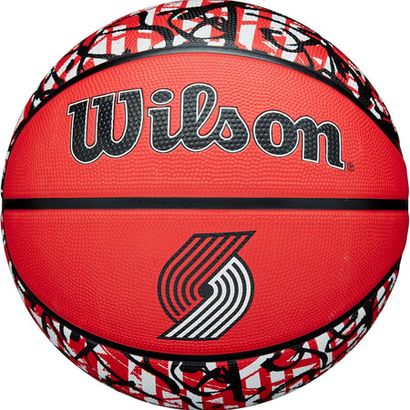 WILSON NBA Team Graffiti Basketballs - Size 7-29.5"