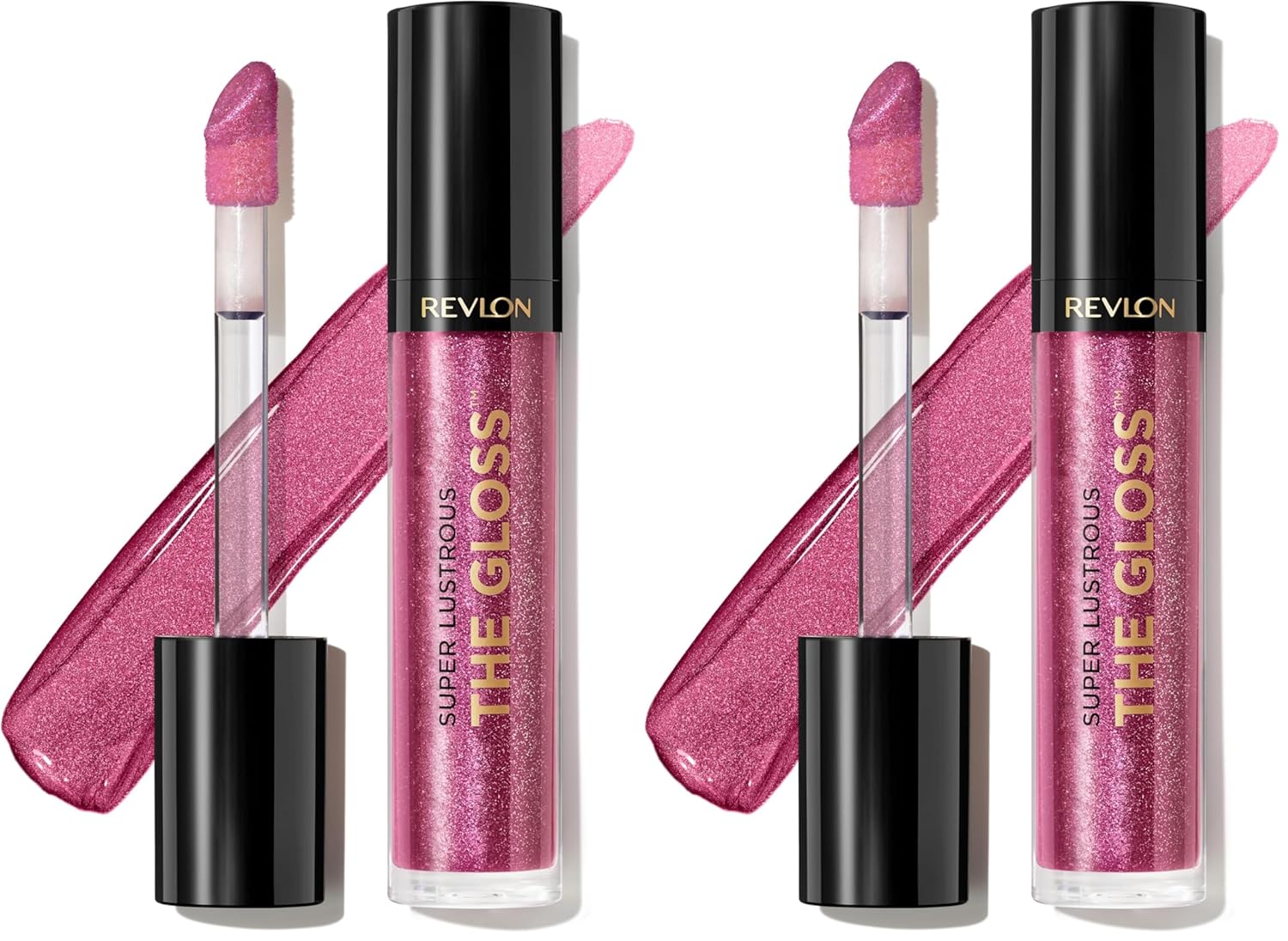 Revlon Super Lustrous Lip Gloss, Non-Sticky, Hydrating, High Shine Finish, 200 Crystal Clear, 0.13 oz