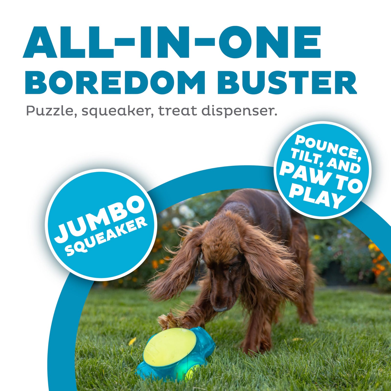 Outward Hound Squeaker Ballz 4-Pack Tennis Ball Dog Toys with Squeaker, Interactive Fetch Play for Pets Under 25 lbs, Training Balls for Indoor & Outdoor Exercise, Small, 2-inch